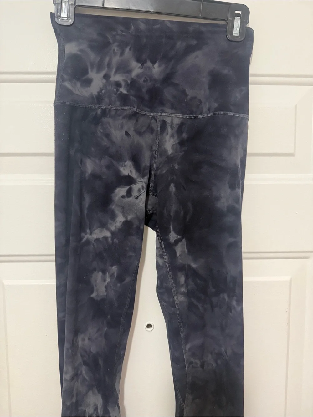 Lululemon Align Tie-Dye High-Waist Leggings in Charcoal Black and Gray